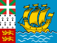 Flag of Saint Pierre and Miquelon Flag